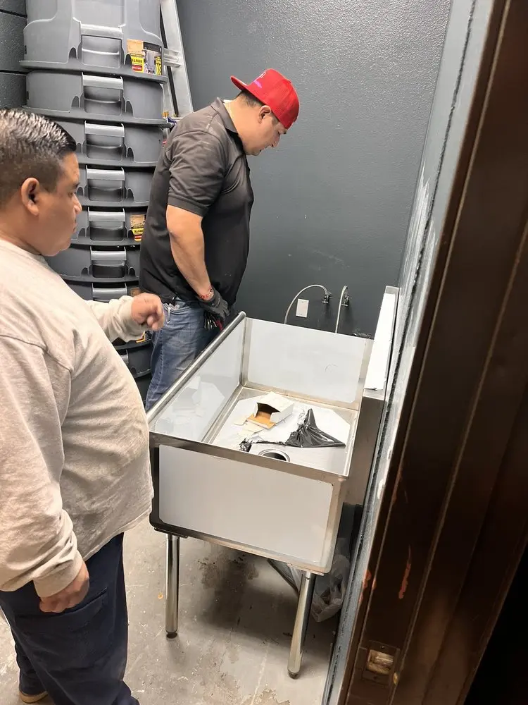 Commercial plumbing and sink installation in Meriden